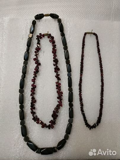 Бусы из натуральных камней