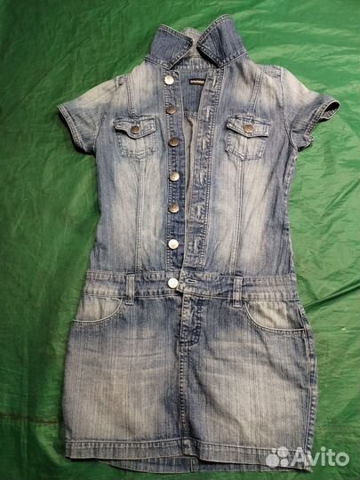 Джинсовое платье