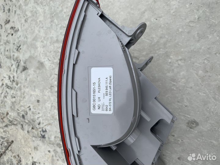 Задний фонарь Skoda Octavia A7 Combi