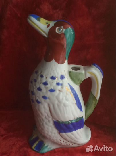 Графин. Штоф. Фарфор. СССР. Утка