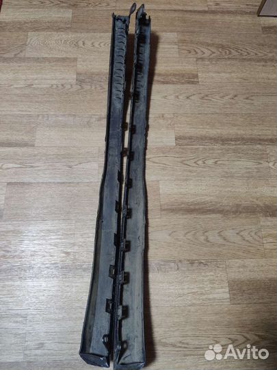 Губа/юбка/спойлер переднего бампера opel corsa d