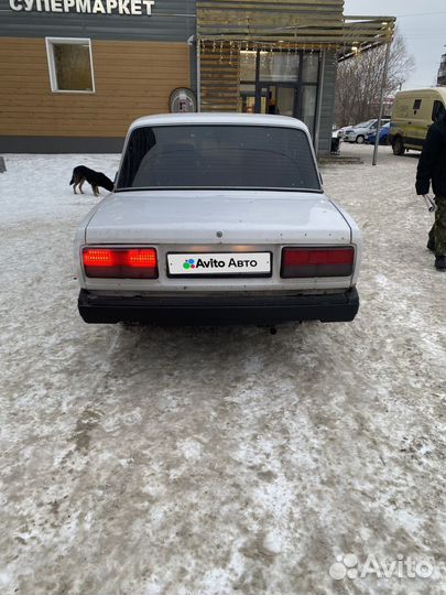 ВАЗ 2107 1.6 МТ, 2005, 88 888 км