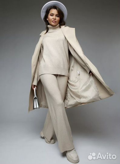 Вязанный костюм корея женский