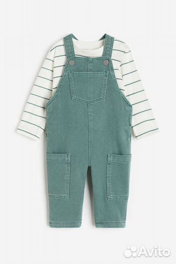 Джинсовый комбинезон hm 80