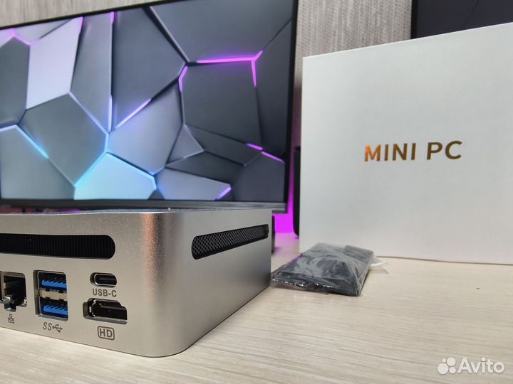 Мини пк UIG AMD Ryzen 7 5825U 48Гб 512Гб