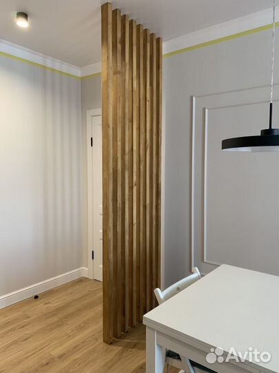 Реечные перегородки для зонирования