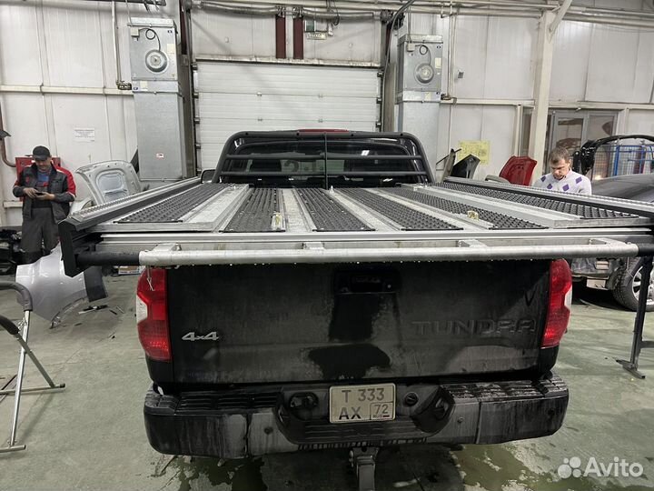 Снегоходная площадка на пикап