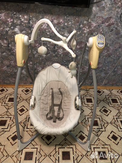 Детские электронные качели для новорожденных