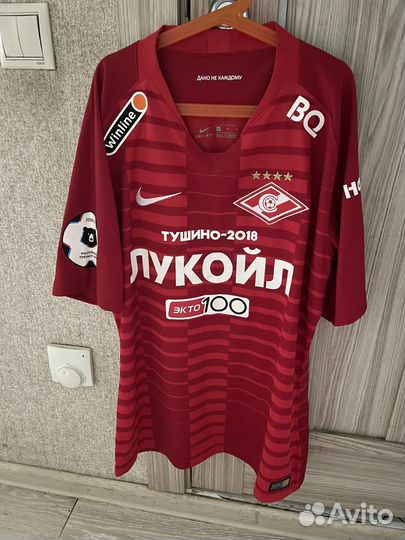 Игровая футболка спартак с автографом
