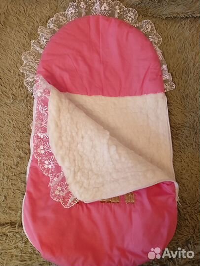 Конверт на выписку зимний для девочки