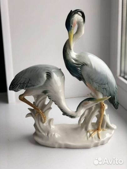 Две цапли, Karl ENS, Германия, 1920-30 гг