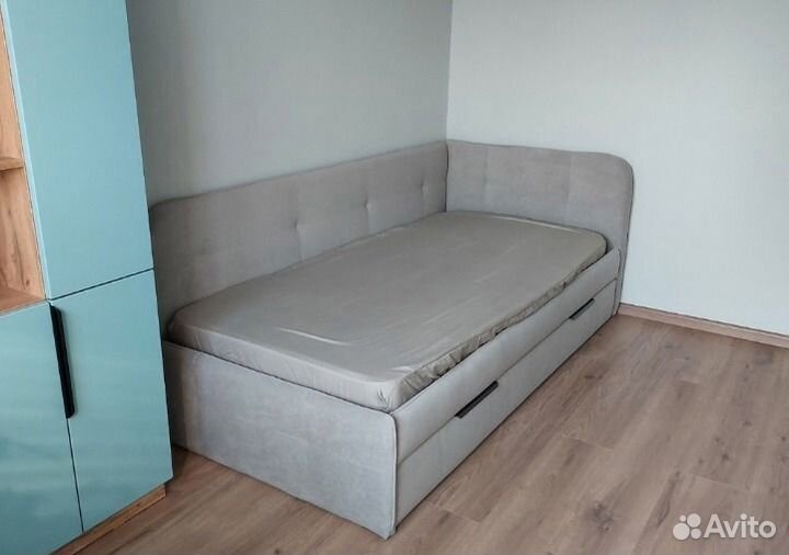 Мягкая Детская Угловая кроватка Бондо