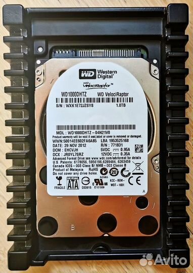 Жесткий диск Western Digital WD1000dhtz 1Tb