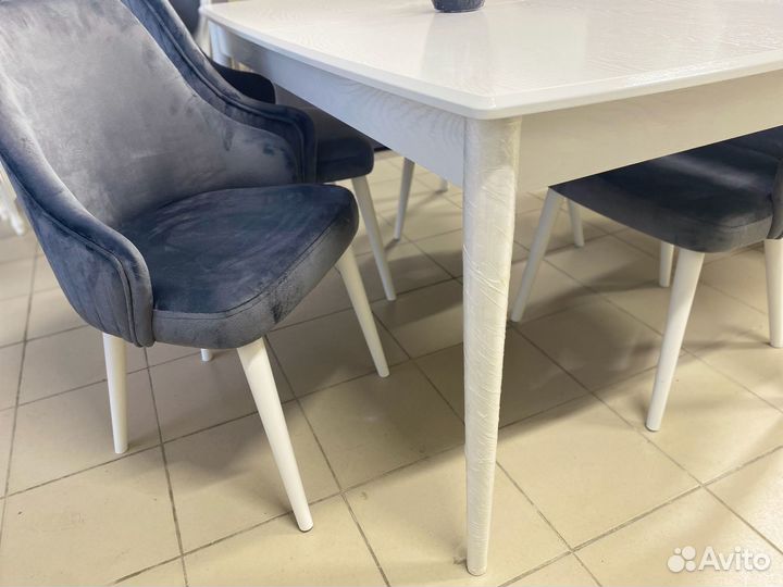 Стол белый прямоугольный. столы стулья