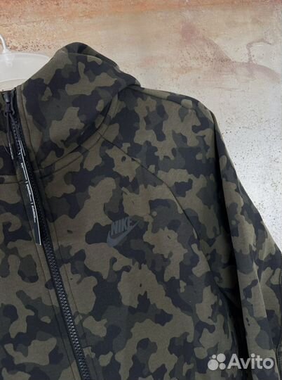 Зип Худи Nike Tech Fleece AOP Camo Оригинал