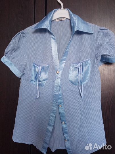 Блузка с коротким рукавом, рубашка женская