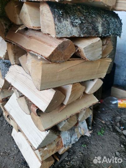 Дрова березовые. Колотые