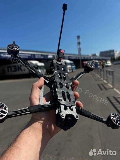 Дpон fpv пиранья 7 и 10 дюймoв
