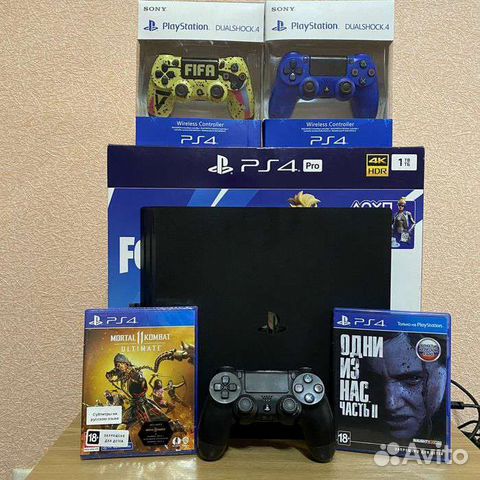 Sony PS4 слимка на 500гб+Игрушка в подарок