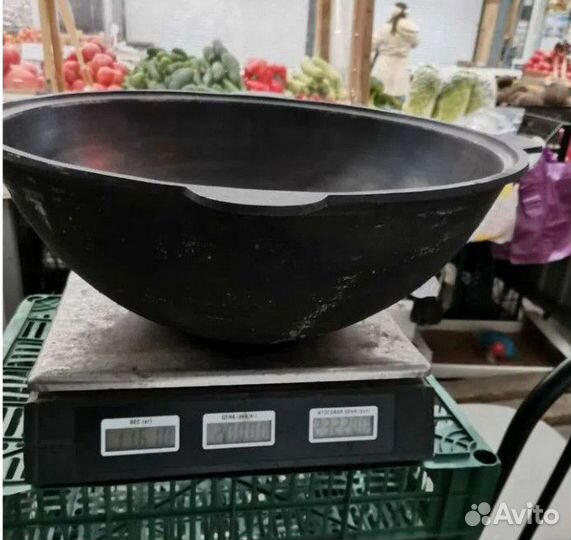 Казан чугунный 16 литров+печь для казана 16 литр