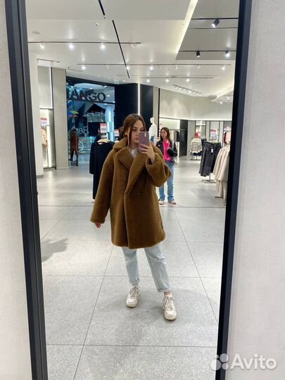 Шуба плюшевая