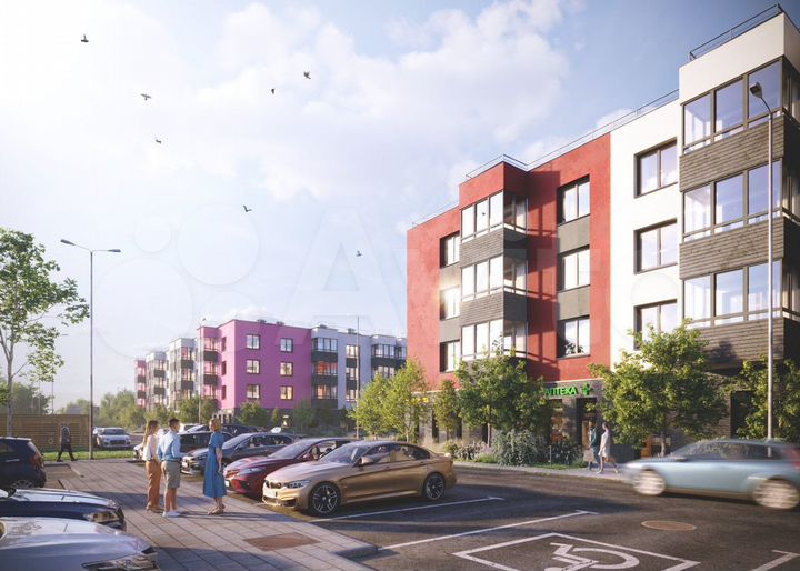 2-к. квартира, 62 м², 4/4 эт.