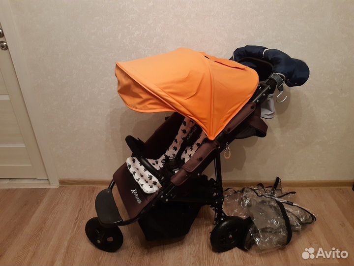 Коляска air buggy с зимним конвертом, аксессуарами