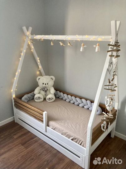 Детская кровать домик вигвам