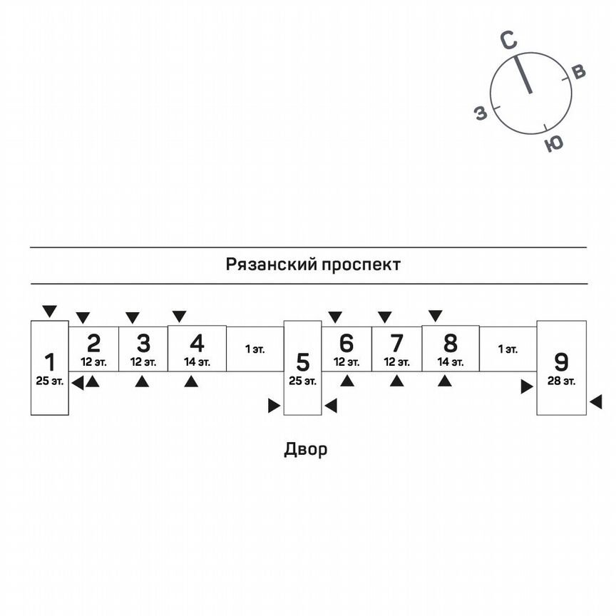 Квартира-студия, 22,8 м², 15/28 эт.