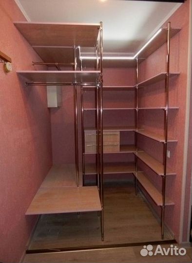 Гардеробная встроенная