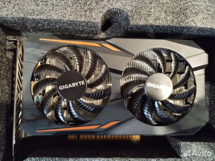 Видеокарта gigabyte nvidia GeForce GTX 1050TI 4gb