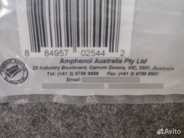 Штекер разъём RCA Rean Neutrik, Amphenol, Daxx