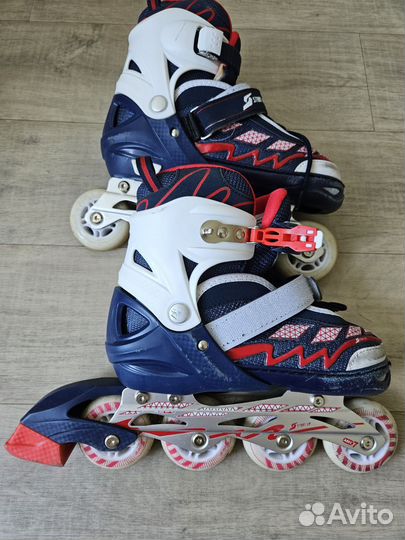 Роликовые коньки детские раздвижные 33-36