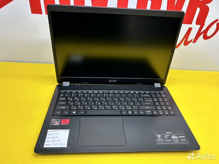 Мощный быстрый ноутбук ryzen 7 3700