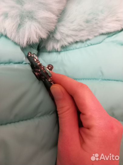 Пуховик женский длинный