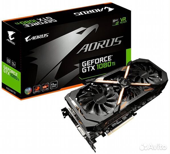 Видеокарта Gigabyte aorus GeForce GTX 1080 Ti