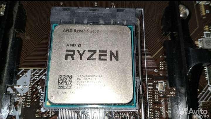 Процессор AMD Ryzen 5 2600 и материнска плата
