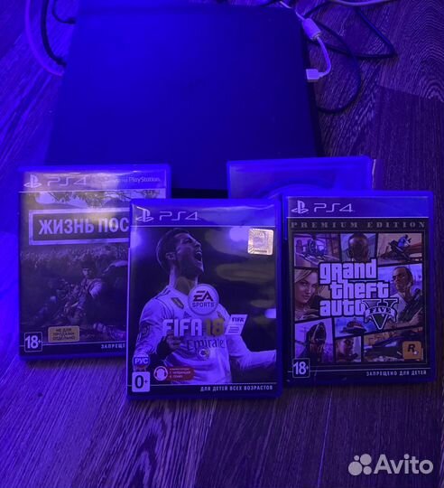 Игровая приставка ps4