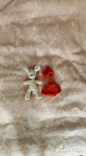 Зайка ведьмочка игрушка ручной работы