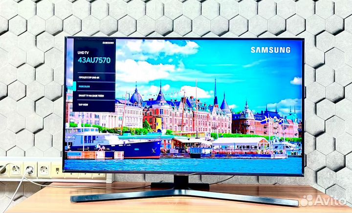 Телевизор samsung 43 4K HDR 10+ SmartTv