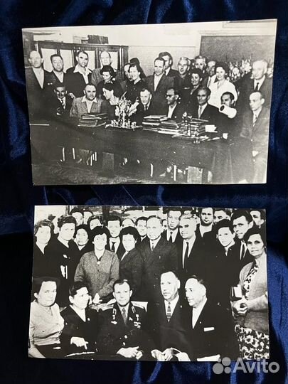 Фотографии Юрия Гагарина и Сергея Королева