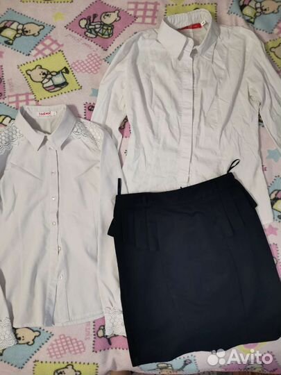 Вещи к школе на 146-152см (синий тёмный)