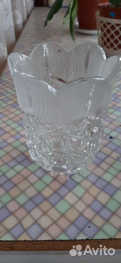 Ваза хрустальная
