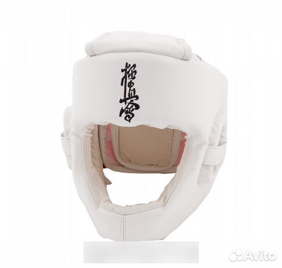 Шлем BFS kyokushinkai кожа белый (M)