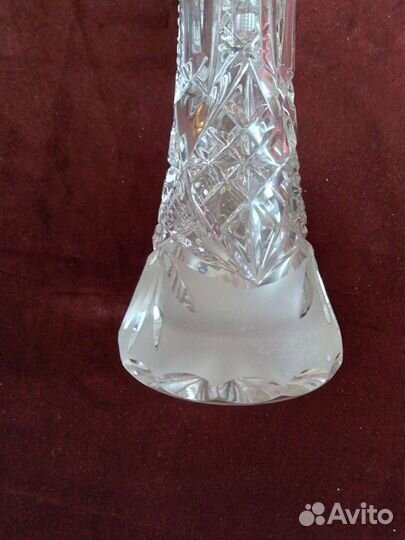 Ваза хрустальная