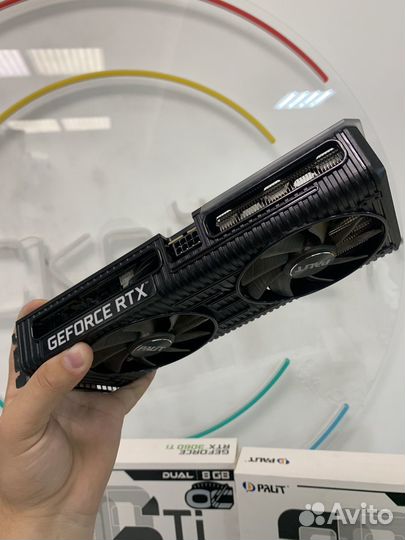 Б/У видеокарты Palit Dual 3060Ti-8gb