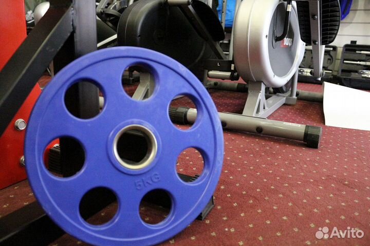 Диск для штанги, блин для грифа, диски 5кг