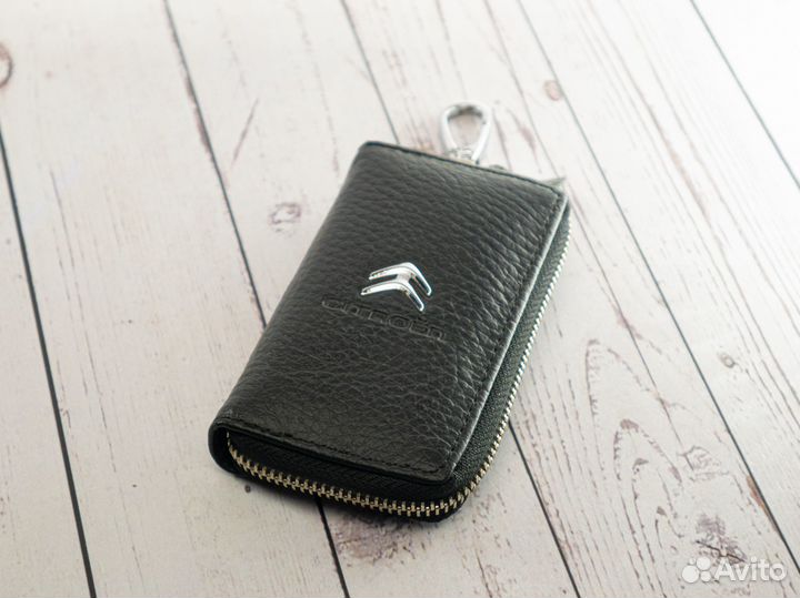 Кожаная ключница Citroen