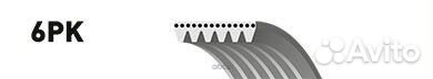 Ремень поликлиновый 6PK1073 Gates