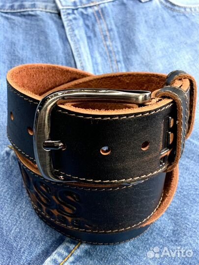 Ремень кожаный Hugo Boss